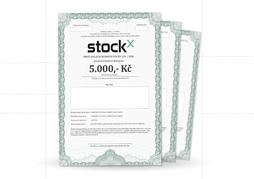 PROTI-INFLAČNÍ DLUHOPIS stockX