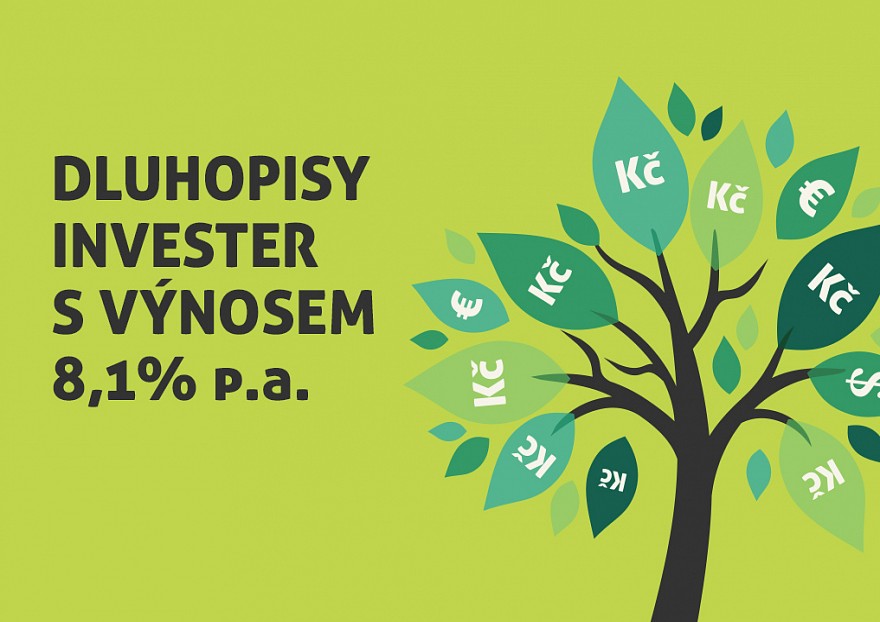 Dluhopis INVESTER s ročním výnosem 8,1%