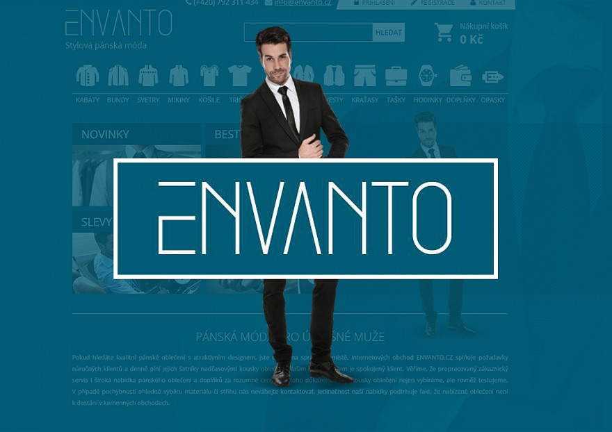 1% podíl v projektu e-shop s módou Envanto.cz/Envanto.sk